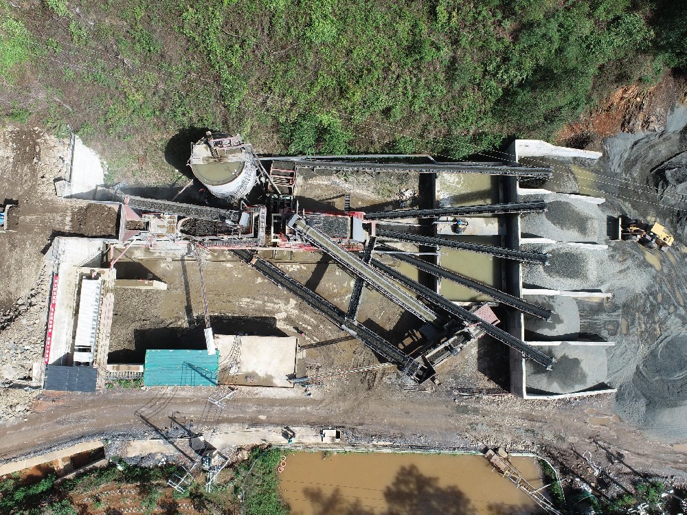 Huili crushing sand production line site